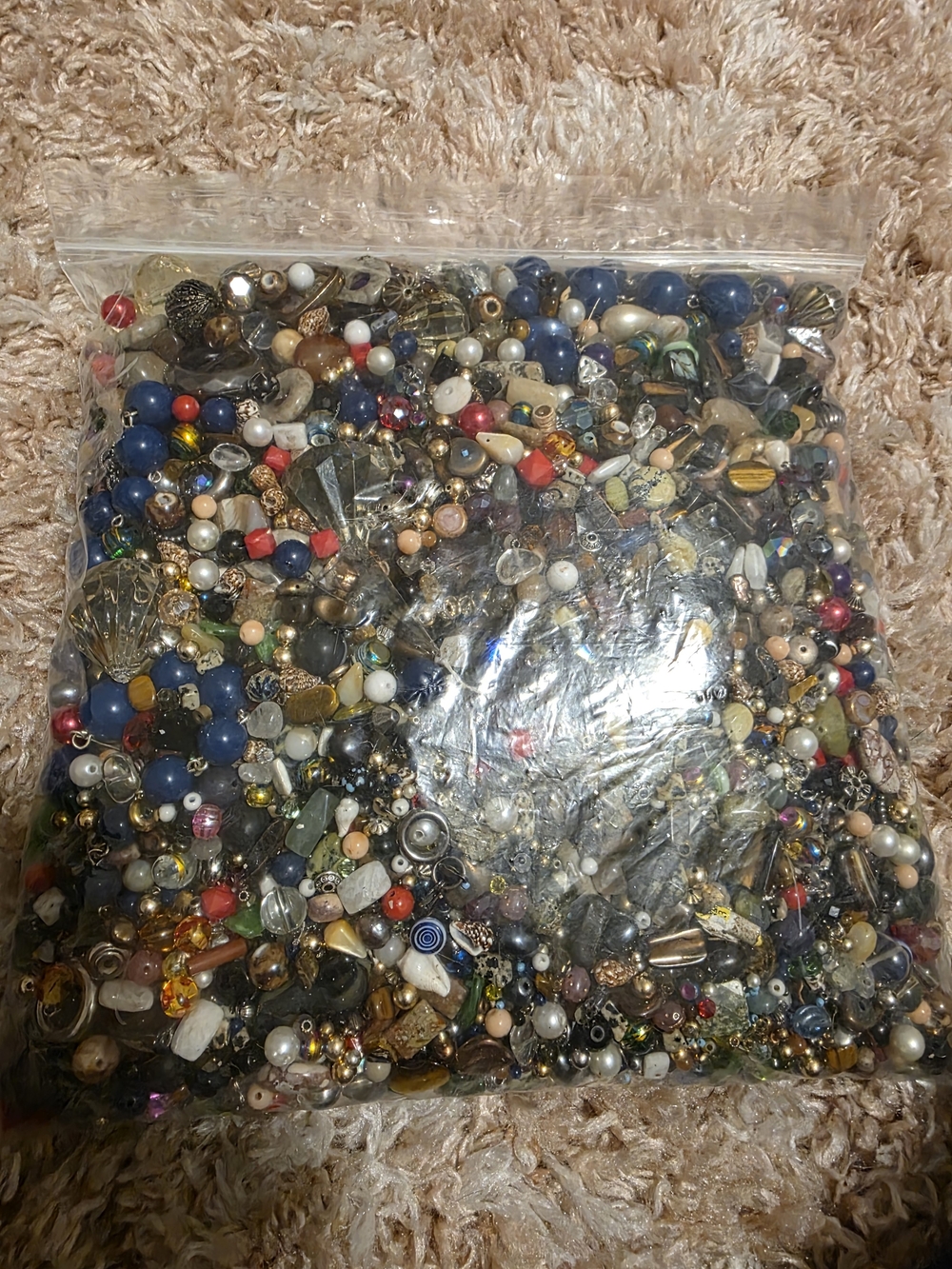 Mixed Multi-Color Bead Assortment Necklace/Bracelet Supplies - Picture 7 of 10